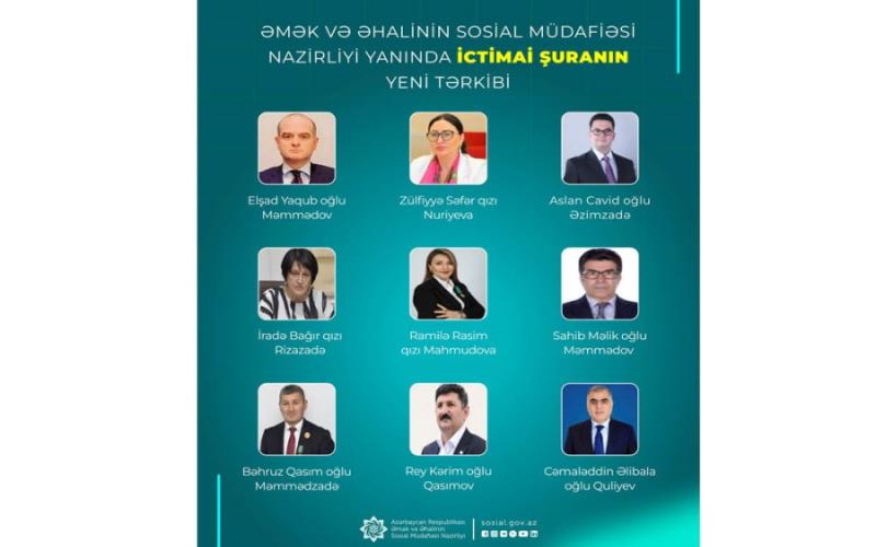 /​​​​​​​Əmək və Əhalinin Sosial Müdafiəsi Nazirliyi yanında İctimai şuranın 9 nəfərlik yeni tərkibi seçildi - FOTOLAR