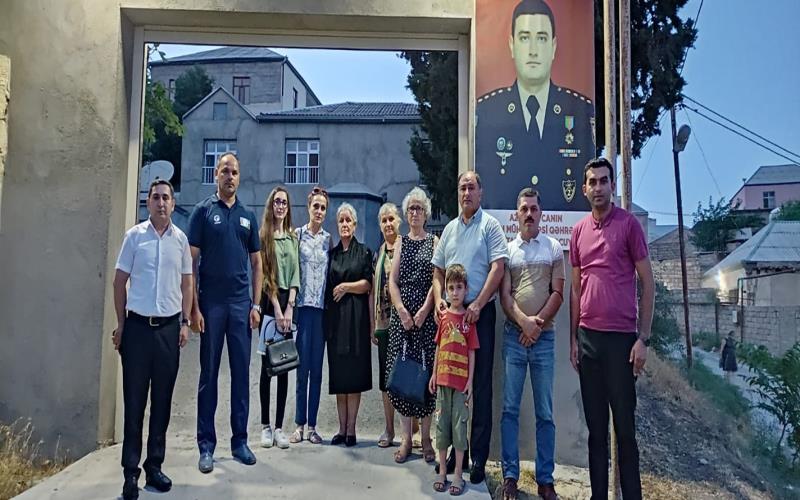 Şəhid Vətən Müharibəsi Qəhrəmanının ailəsi ilə görüş 