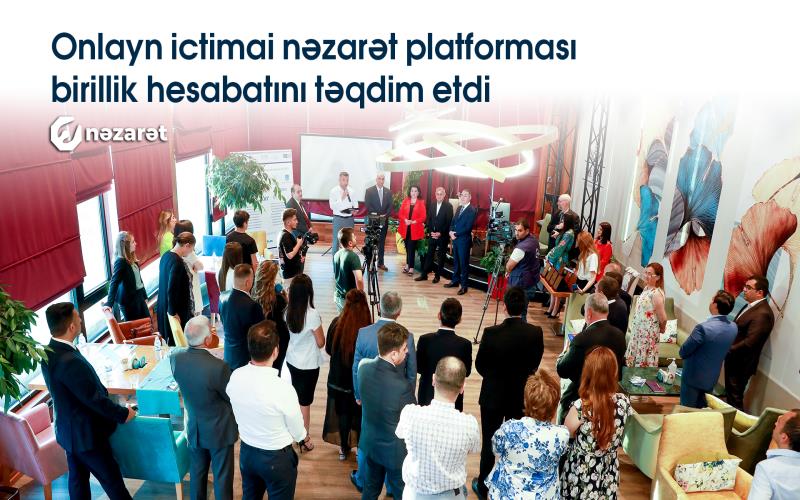 Onlayn ictimai nəzarət platforması birillik hesabatını təqdim etdi